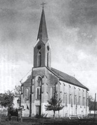 Kirche 1957 (Foto: Ewald Peter)